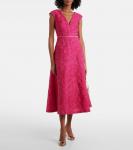 Платье миди с поясом Valdese Max Mara, Fuxia - фото 2