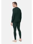 DANISH ENDURANCE Термобелье Merino Baselayer темно-зеленого цвета - фото 4