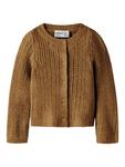 Вязаный кардиган NAME IT, Mottled Brown - фото