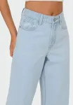 Mit weitem wide leg Only, Light Blue Denim - фото 4