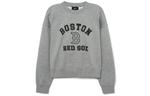 MLB Толстовка RED SOX женская серая - фото