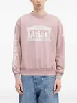 Толстовка с принтом Aries, розовый - фото