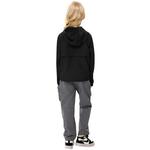 Детская худи-ветровка с капюшоном, полумолнией и карманом-кенгуру Elitechoice, Blue - фото 4