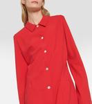 Шелковое платье-рубашка Myra The Row, Goji Berry - фото 4