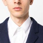 Однобортный длинный пиджак Brunello Cucinelli, синий - фото 7