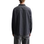 Серая мужская рубашка ZARA, серый - фото 7