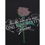 MSGM Женское черное платье с коротким рукавом - фото 5