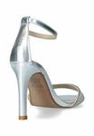 Босоножки на каблуке Sandali Exé, серебряный - фото 3