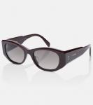 Celine 3 Dots прямоугольные солнцезащитные очки Celine Eyewear - фото 4