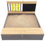 Песочница, коричневый/серый - фото 5