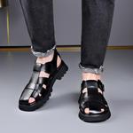 Пляжные сандалии мужские черный Luomaike - фото 5