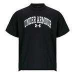 Футболка Under Armour APAC Half Sleeve Wordmark Logo T-shirt 'Black', черный - фото