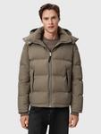 Marlo Relaxed Quilted Puffer Jacket AllSaints, Gull Brown - фото