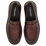 Лоферы мужские коричневые Ferragamo - фото 4