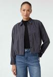 Блуза comma Button-down blouse, Dunkelgrau/Dark Grey - фото