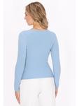 Свитер faina, светло-синий - фото 4
