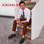 Туфли мужские низкие черный Aokang - фото 4