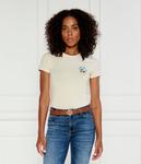 Футболка GUESS Regular Fit, бежевый - фото 3