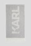 Шарф K/ESSENTIAL Karl Lagerfeld, серый - фото