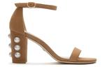 SW Strap Sandals 8cm Женские Коричневые Stuart Weitzman - фото 2