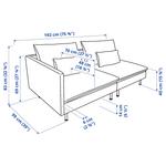 3-местный диван SÖDERHAMN IKEA, цвет with open end/tallmyra white/black - фото 5