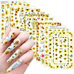 Наклейки для украшения ногтей «Подсолнухи» B-059, Frezarkowo - фото 7