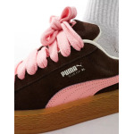 Бордовые и розовые кроссовки PUMA Suede XL - фото 4