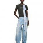 Футболка с логотипом Acne Studios, черный - фото 5