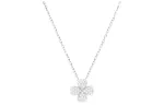 Swarovski Родированное колье Women's Silver White - фото 6