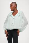 Блуза DESIGNERS REMIX IOLA RUFFLE BLOUSE, Dusty Mint/Light Green - фото 5