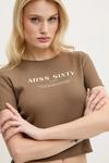 Футболка Miss Sixty, коричневый - фото