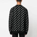 Кашемировый свитер мужской черный Balenciaga, черный - фото 3
