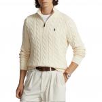 Трикотажная мужская поло Ralph Lauren экрю - фото 4