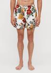Шорты для плавания BOUQUET FLORAL PRINTED SWIM TRUNKS Bather, белый - фото