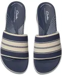 Кроссовки Cloudsteppers Slip-On Casual Flat Sandals Clarks, синий - фото 4