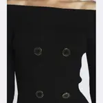 Платье Elisabetta Franchi, черный - фото 4