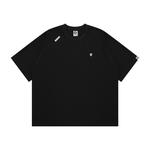 Футболка с принтом логотипа A Bathing APE Aape, черный - фото