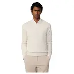 Свитер Hackett Lambswool v neck, белый - фото