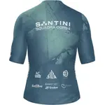 Джерси Santini Squadra Corse 2025 short sleeve, зеленый - фото 2