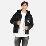 Джинсовая куртка мужская черная Evisu, черный - фото 4