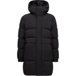 Длинный плащ Moncler, черный - фото