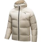 Пуховик мужской овсяно-серый Anta - фото