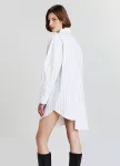 Платье-Рубашка в полоску Calliope, Var Bianco Ottico - фото 3