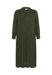 Платье Kaffe Curve Maxi dress, Forest Night/Dark Green - фото 5