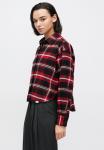 Блуза GAP CROPPED SHIRT, Red/Black/Black - фото 4