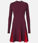 Мини-платье из джерси Ferragamo, Oxblood - фото