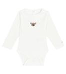 Комбинезон из хлопкового джерси baby davy Donsje, белый - фото