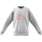 Adidas Серый свитшот для подростков - фото