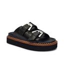 Кожаные тапочки магалу Coccinelle, черный - фото