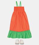 Хлопковое платье Mini Rodini, красный - фото 2